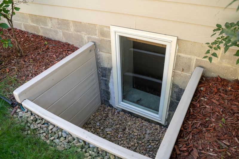 Awning Window Over a Basement